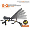 1000LBS Multi-Functional Barbell Rack Squat Power Cage With Weight Bench (SAK35822)