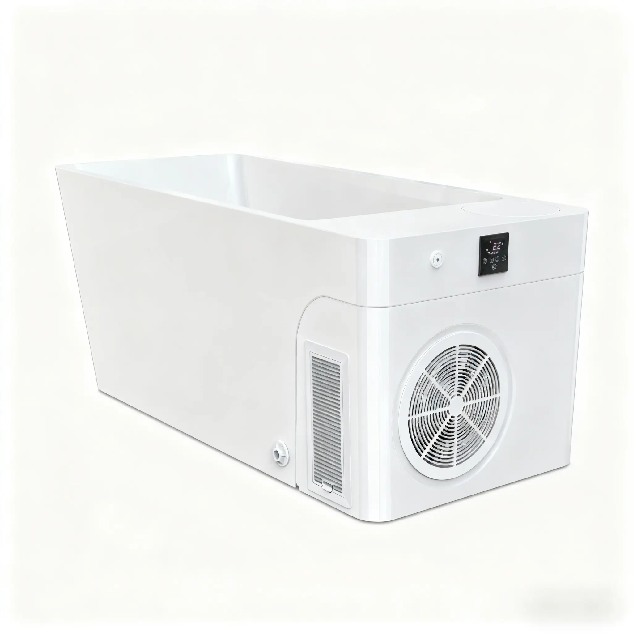 Acrylic Ice Bath Tub with Built-In Ice Machine – All-in-One Cold Plunge Spa