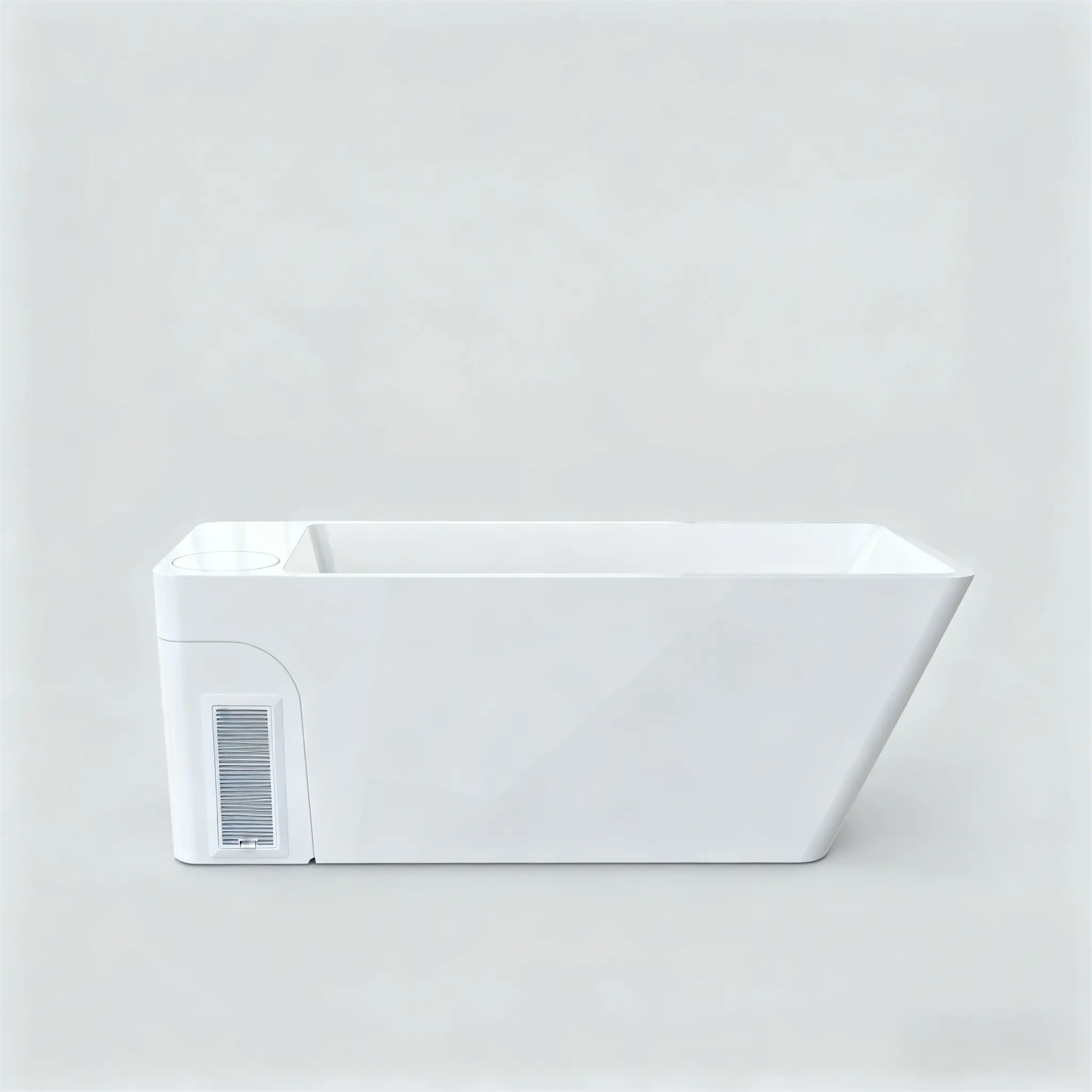 Acrylic Ice Bath Tub with Built-In Ice Machine – All-in-One Cold Plunge Spa