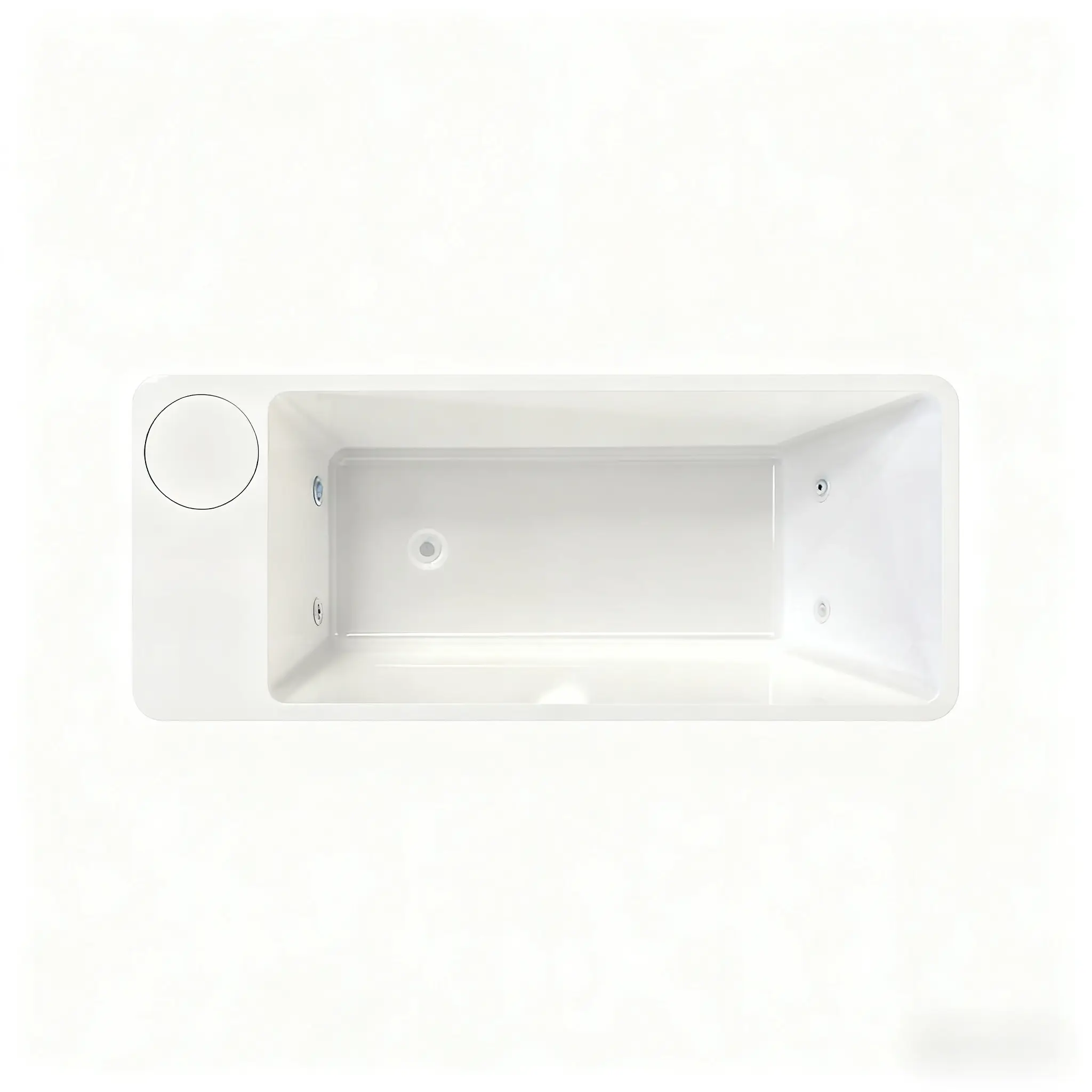 Acrylic Ice Bath Tub with Built-In Ice Machine – All-in-One Cold Plunge Spa