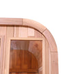 Patchwork Red Cedar Outdoor Square Sauna – Traditional Steam Kit