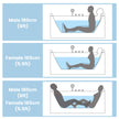 Nuvia 61-Inch 2-Person Acrylic Whirlpool Massage Bathtub With 16 Water Jets And LED Lights (SAK15780)