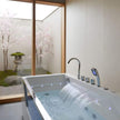 Alora 67-Inch 7-Jets Hydrotherapy Whirlpool Bathtub With Glass Panel (SAK13589)