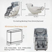 Bosscare Premium Full Body Zero Gravity Massage Chair With Ai Voice And App Control, Gray (SAK35970)