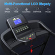 Compact 3.5HP Foldable Electric Treadmill With Bluetooth, LCD Display & 12 Pre-Set Running Programs (SAK25879)