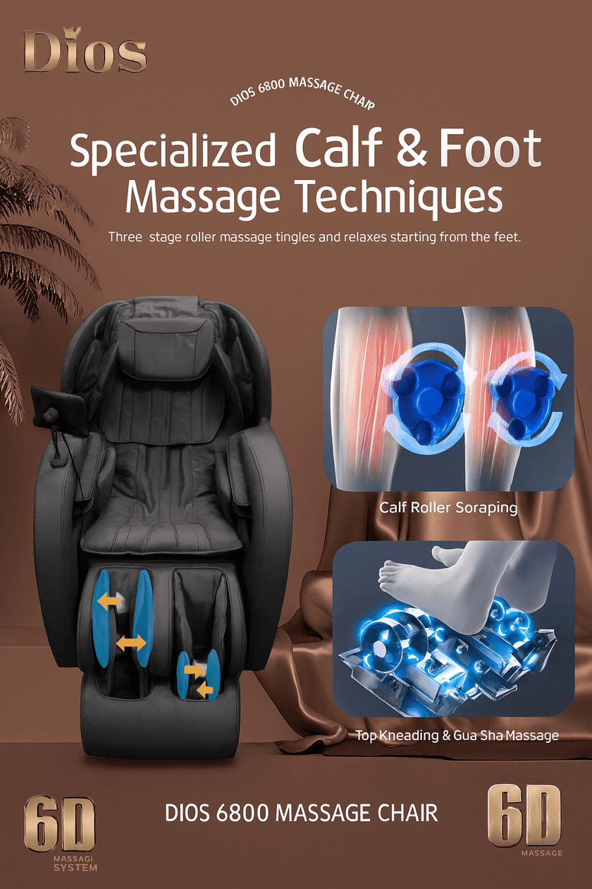 Dios 6800 6D AI Luxury Home Spa Massage Chair
