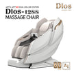 Dios Massage Chair AI Dual Air Tech Touch Roller SL-track with Brain Relaxation Program Dios-1288 White