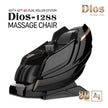 Dios Massage Chair AI Dual Air Tech Touch Roller SL-track with Brain Relaxation Program Dios-1288 Black