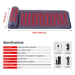 LUMYHEALTH Leather Red Light Therapy Mat with Neck Support