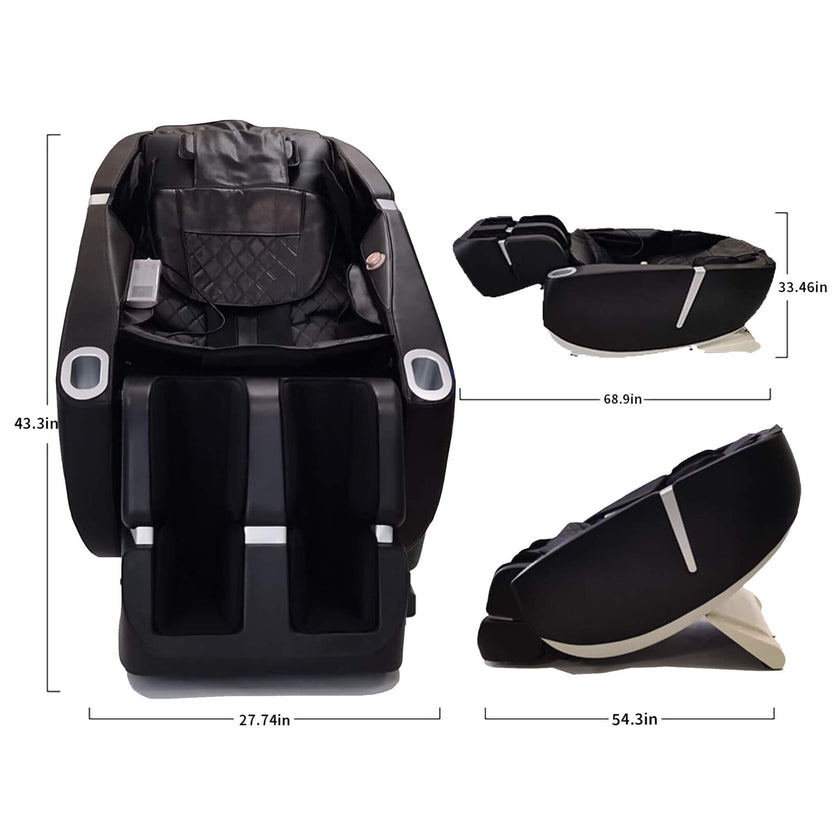 Rovix Premium Zero Gravity Full Body Multifunction Massage Chair With Auto Body Scan (SAK72182)