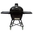 Primo Oval Large 300 All-In-One Ceramic Kamado Grill W/ Cradle, Side Shelves & Stainless Steel Grates [PGCLGC] (SAK21293)