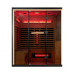 Rövia Ember 4-Person Full-Spectrum Infrared Sauna With Himalayan Salt Panels [Made-To-Order] (SAK80537)