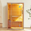 Thermora Alpine Premium 2-Person 3KW Hemlock Wood Sauna With LED Wall Light (SAK28471)